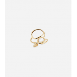 Bague APOLA - Acier inoxydable en or
