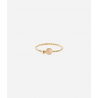 Bague SPOUTNIK - Acier inoxydable or