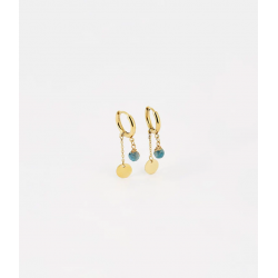 Boucles d'oreilles JOSEPHINE - Acier inoxydable Pierre