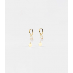 Boucles d'oreilles JOSEPHINE - Acier inoxydable Pierre