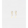 Boucles d'oreilles JOSEPHINE - Acier inoxydable Pierre