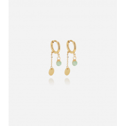 Boucles d'oreilles JOSEPHINE - Acier inoxydable Pierre