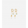 Boucles d'oreilles JOSEPHINE - Acier inoxydable Pierre