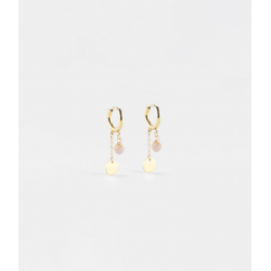 Boucles d'oreilles JOSEPHINE - Acier inoxydable Pierre