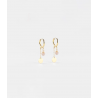 Boucles d'oreilles JOSEPHINE - Acier inoxydable Pierre
