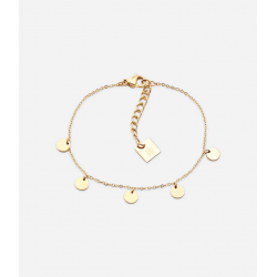 Bracelet CONFETTIS - Acier inoxydable doré