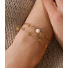 Bracelet CONFETTIS - Acier inoxydable doré