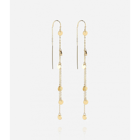 Boucles d'oreilles Confettis - Acier inoxydable doré