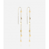 Boucles d'oreilles Confettis - Acier inoxydable doré