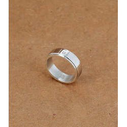Bague GUILLAUME - Acier inoxydable argent