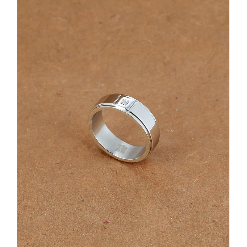 Bague GUILLAUME - Acier inoxydable argent