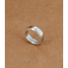 Bague GUILLAUME - Acier inoxydable argent