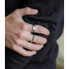 Bague GUILLAUME - Acier inoxydable argent