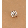 Bague BORIS - Acier inoxydable argent