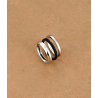 Bague BORIS - Acier inoxydable argent