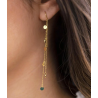 Lot CONFETTIS - Bracelet et boucles d'oreilles doré