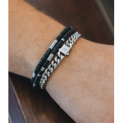 Bracelet ERIC - Acier argenté