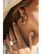 Boucles d'oreille - acier inoxydable